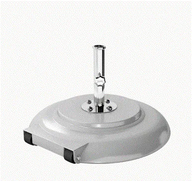 150 LBS Aluminum Umbrella Base With Wheels
