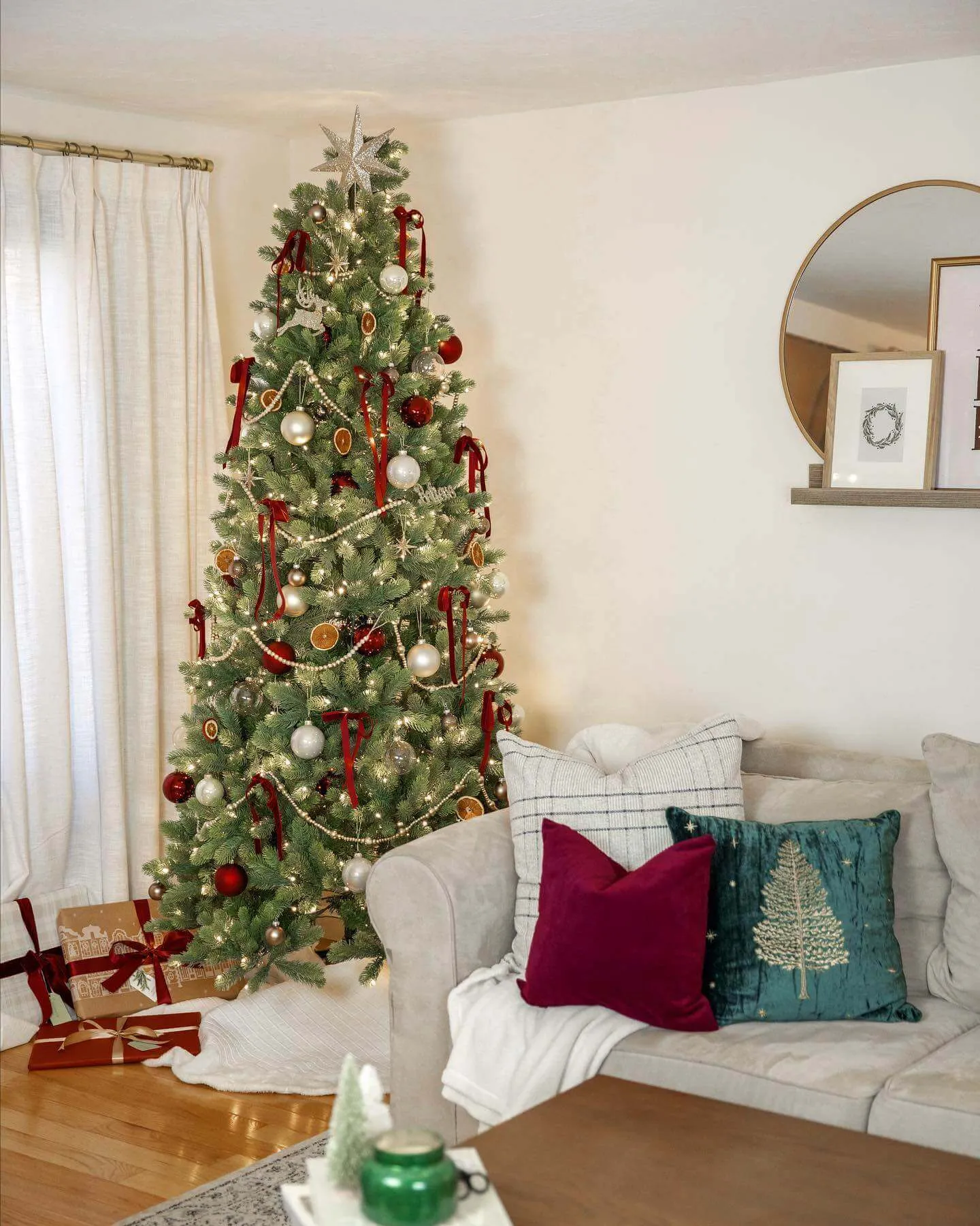 6.5' Royal Fir Slim Artificial Christmas Tree Unlit