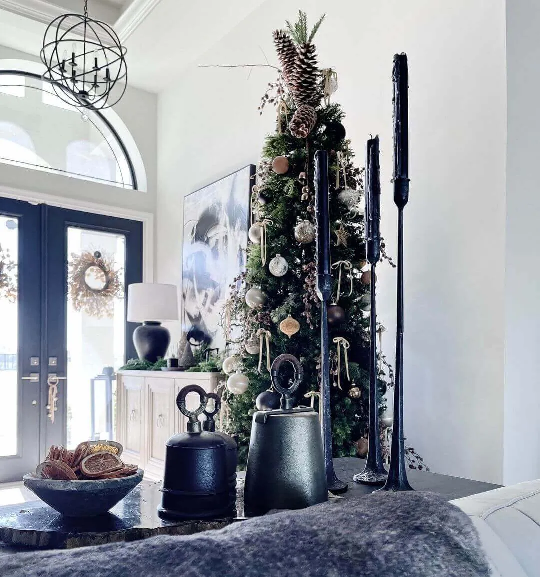 6.5' Yorkshire Fir Slim Artificial Christmas Tree Unlit