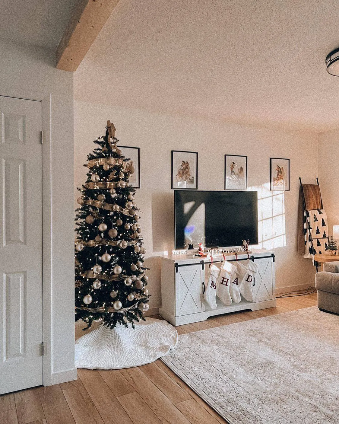 6.5' Yorkshire Fir Slim Artificial Christmas Tree Unlit