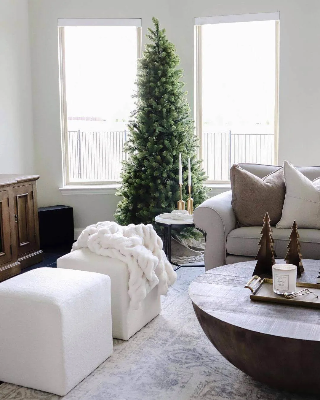 7.5' Royal Fir Slim Artificial Christmas Tree Unlit