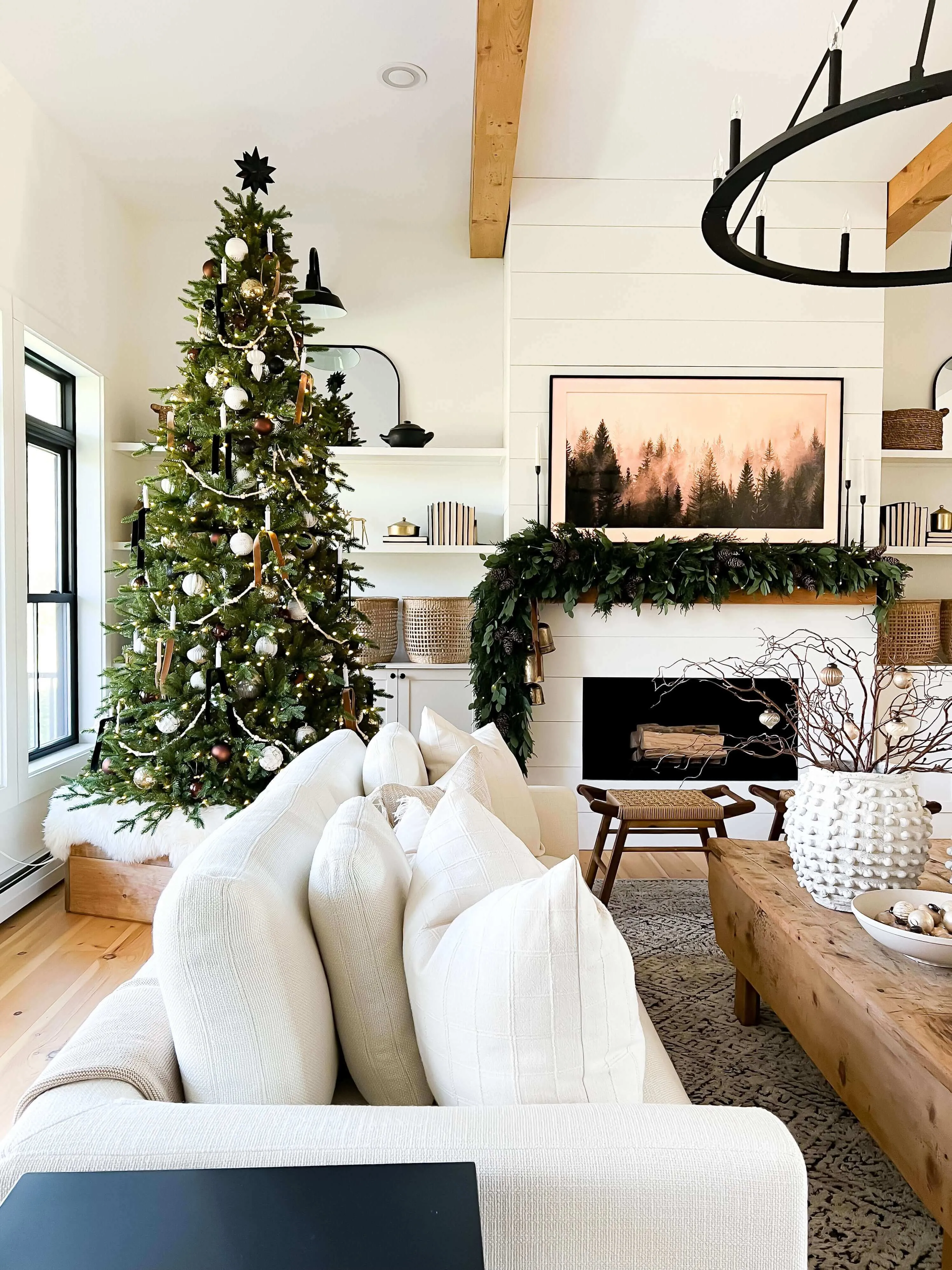9' Alpine Fir Slim Artificial Christmas Tree Unlit