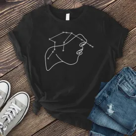 Abstract Aquarius Face T-shirt