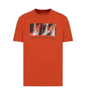 Abstract Print Logo T-Shirt (Orange) - A6DZTHFZJH4Z1498