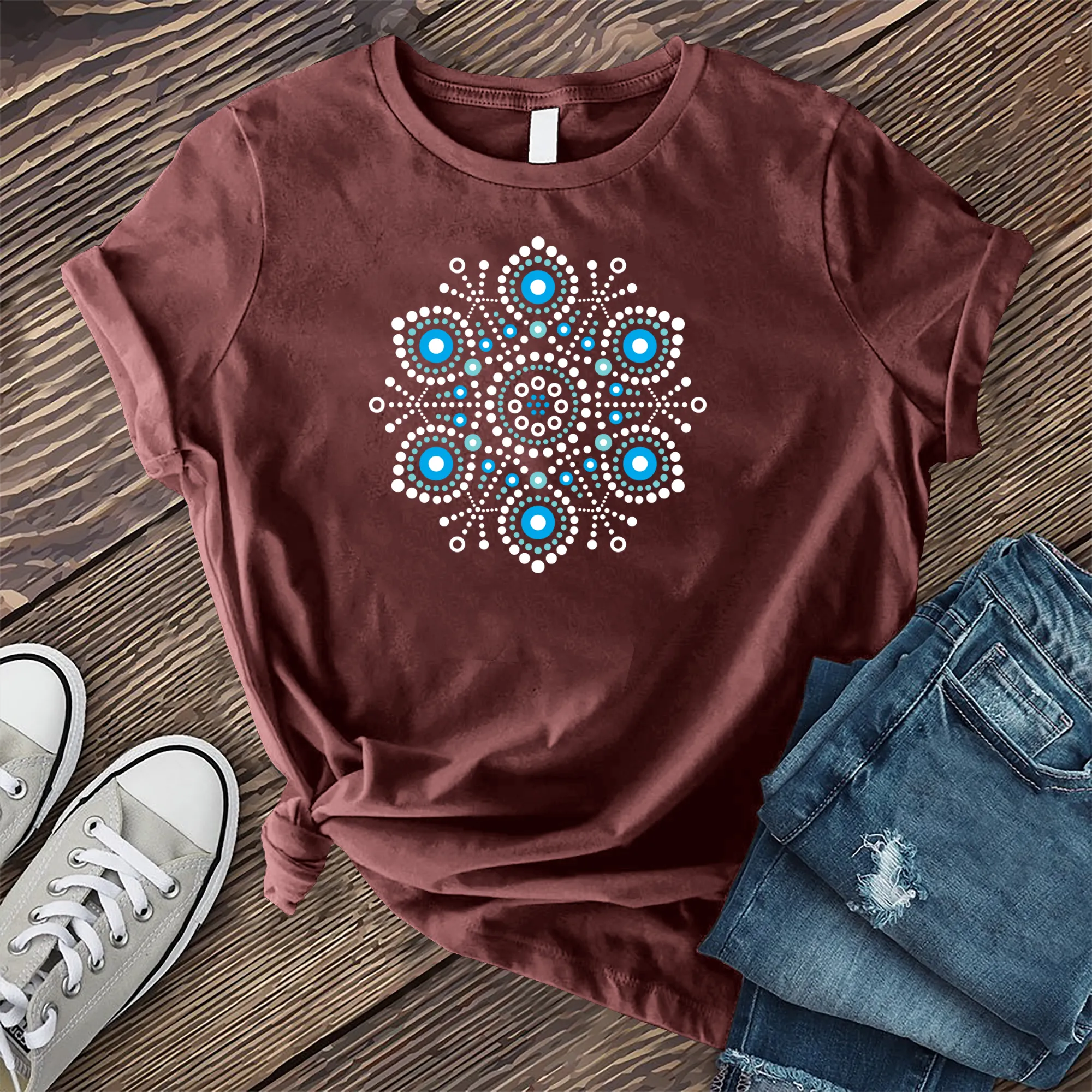 Abstract Snowflake T-shirt