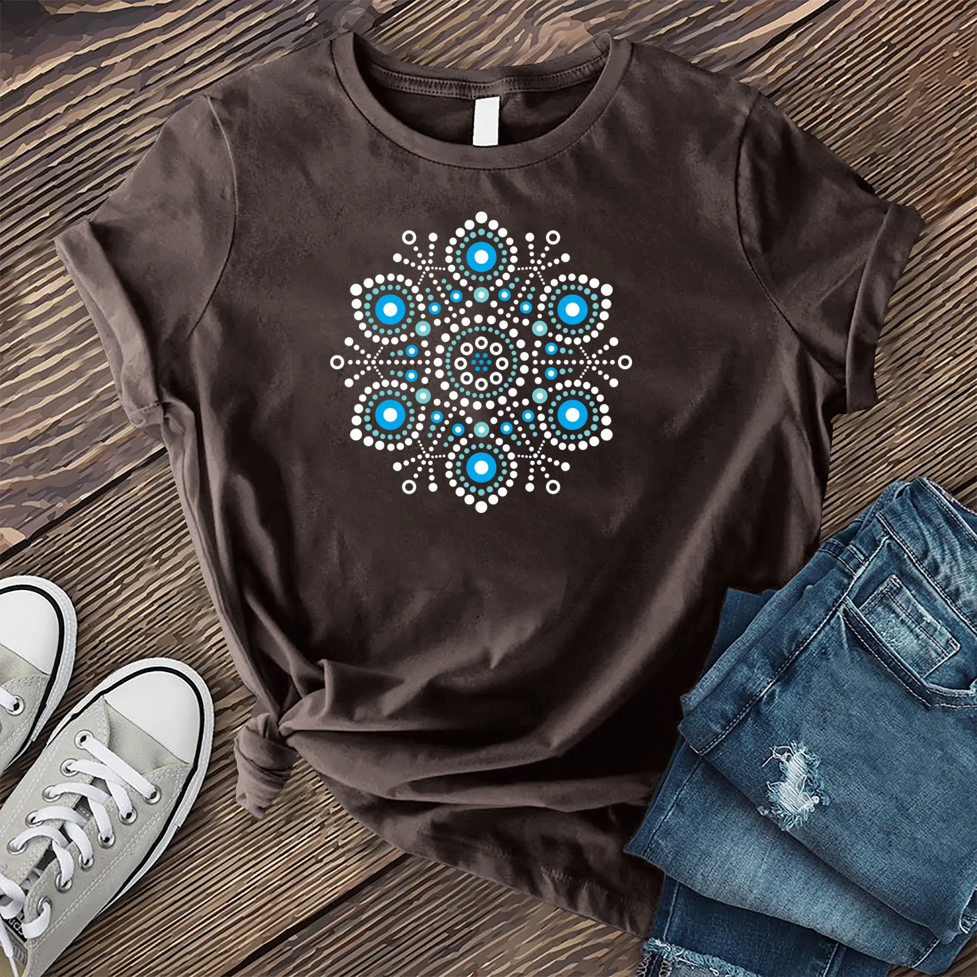 Abstract Snowflake T-shirt