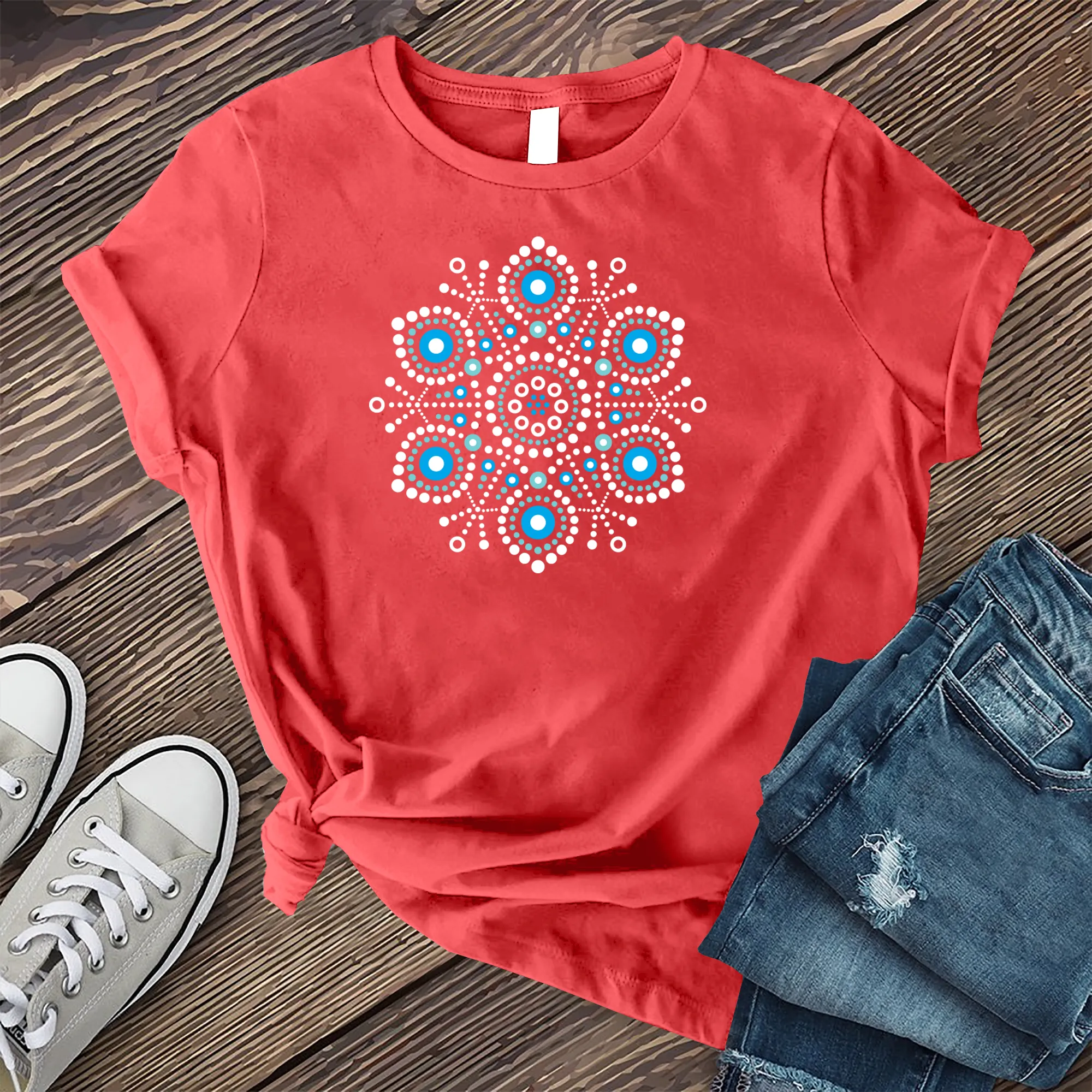 Abstract Snowflake T-shirt