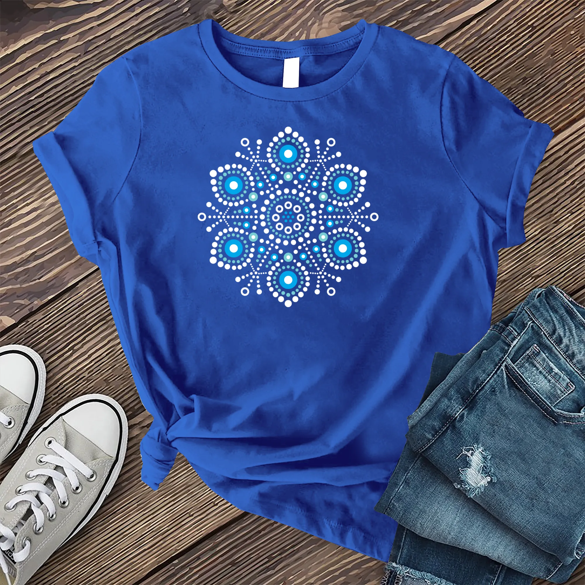 Abstract Snowflake T-shirt