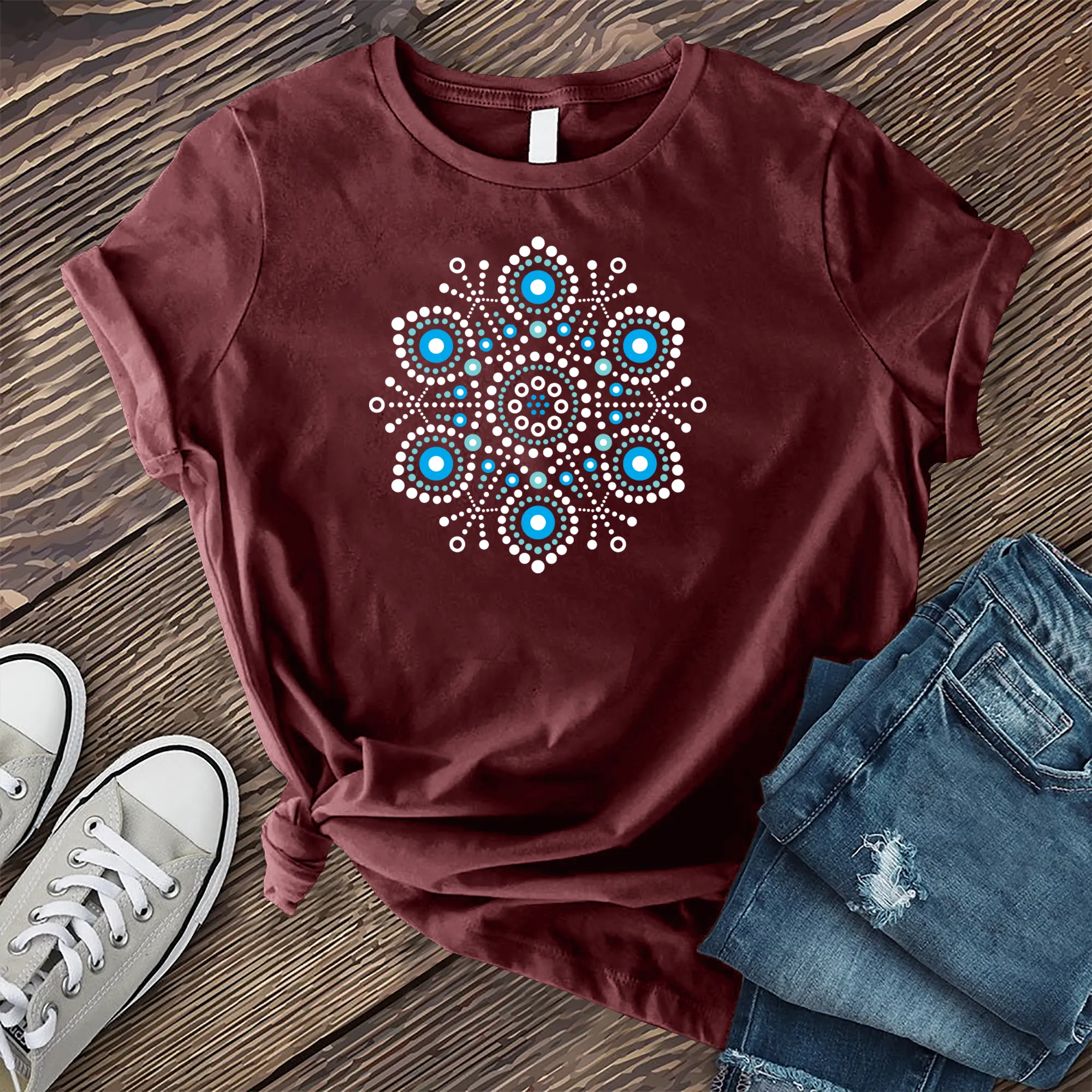 Abstract Snowflake T-shirt