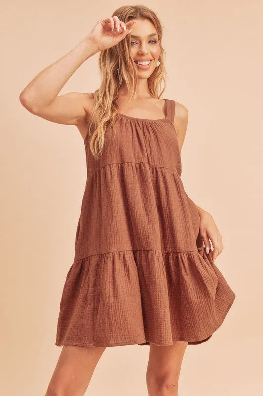 Aemi   Co Frances Tiered Dress