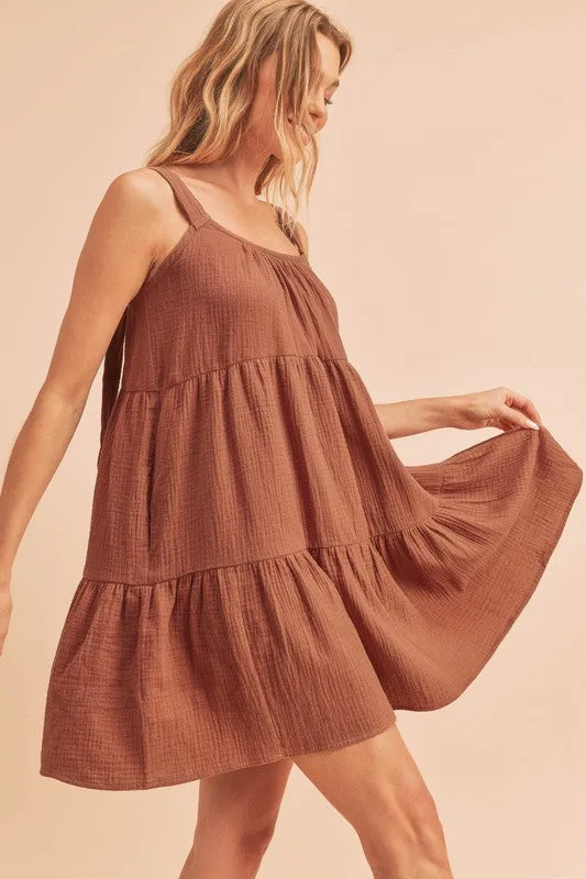 Aemi   Co Frances Tiered Dress