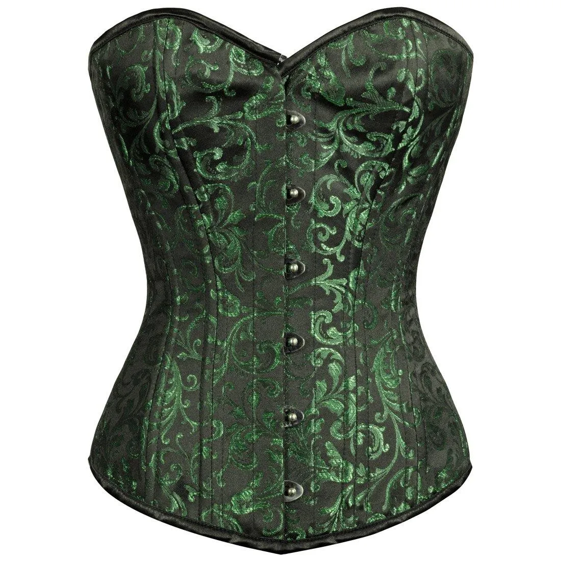 Affra Green Sweet Heart Overbust Corset