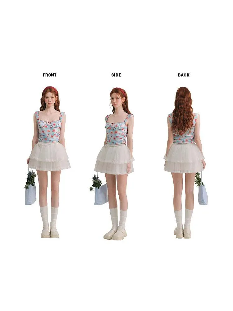 Airy Gauze Lace Ballet Tutu Skirt【s0000007382】