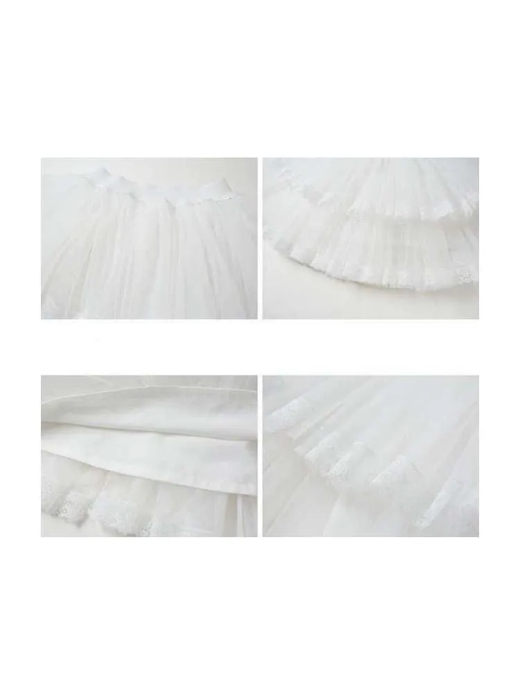 Airy Gauze Lace Ballet Tutu Skirt【s0000007382】