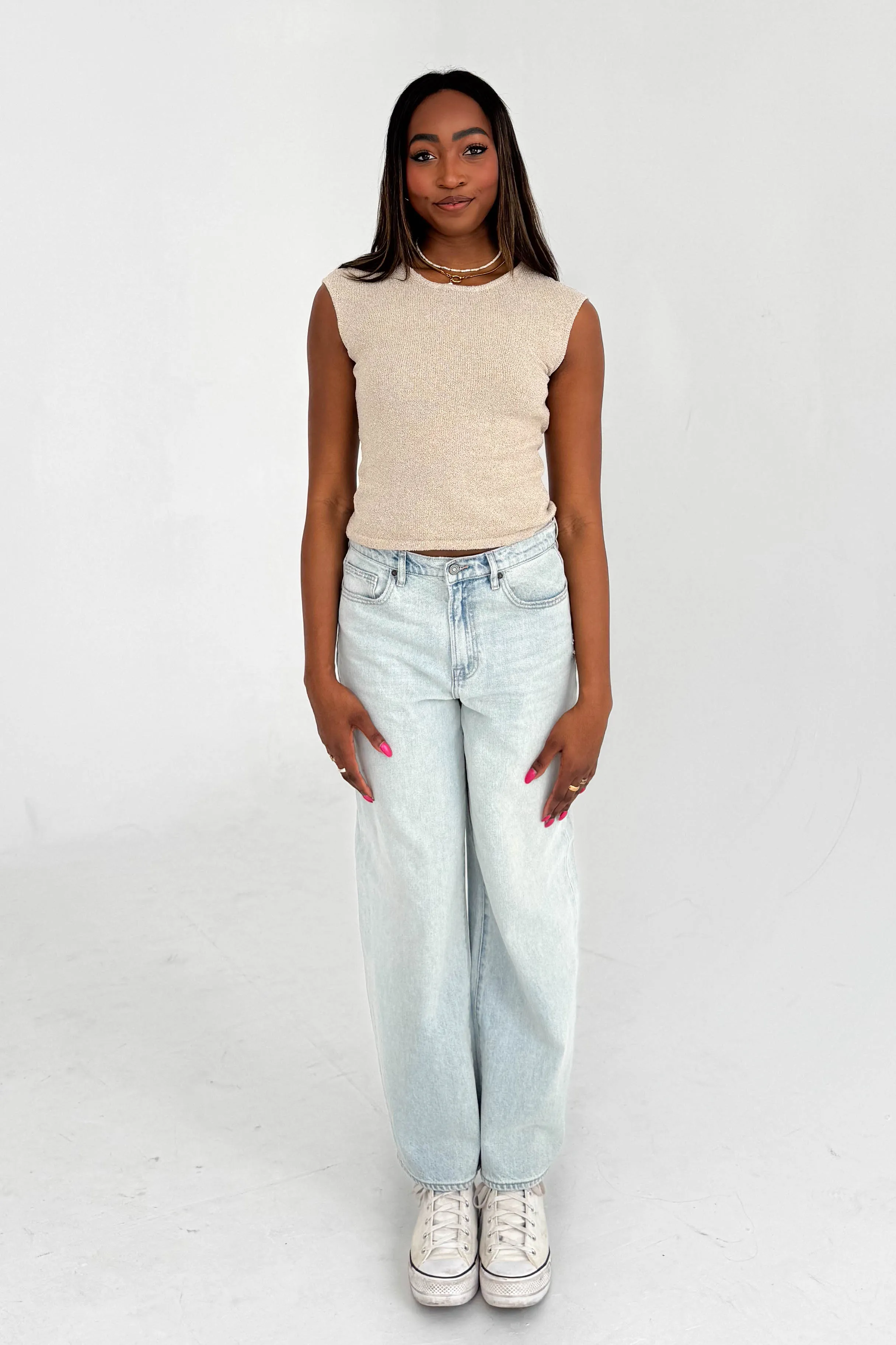 Alicia Top in Oat