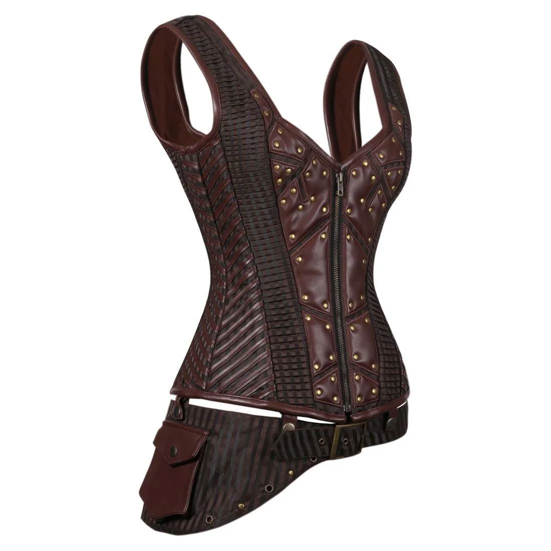Annemieke Steampunk Authentic Steel Boned Overbust Corset