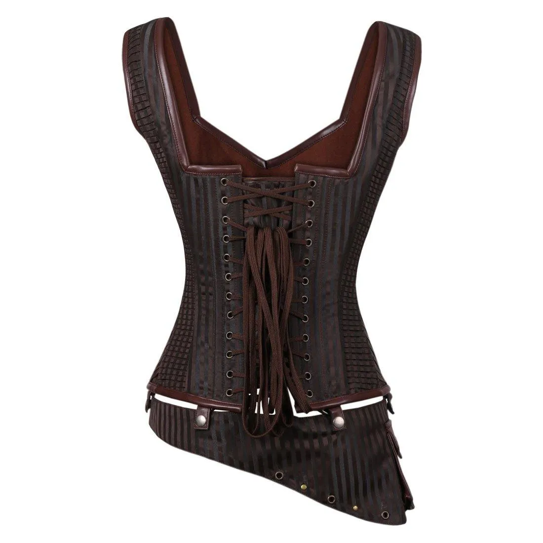 Annemieke Steampunk Authentic Steel Boned Overbust Corset