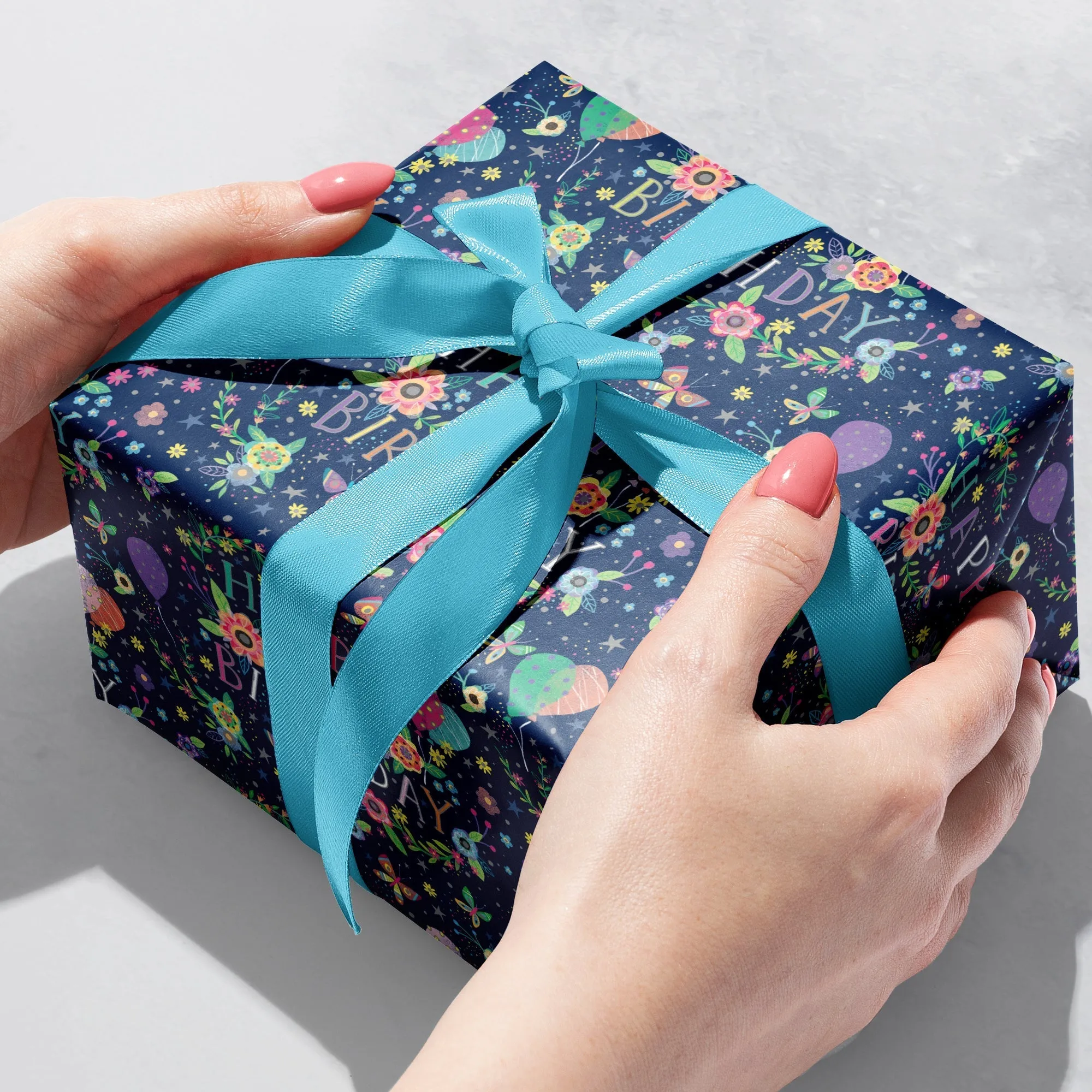 Beautiful Birthday Gift Wrap