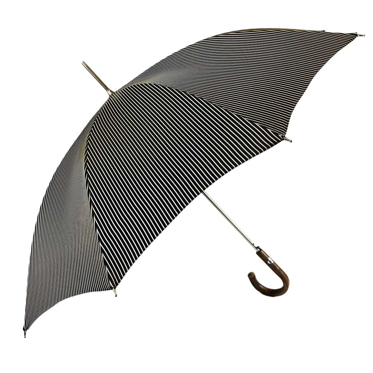 Black and White striped Classic Umbrella
