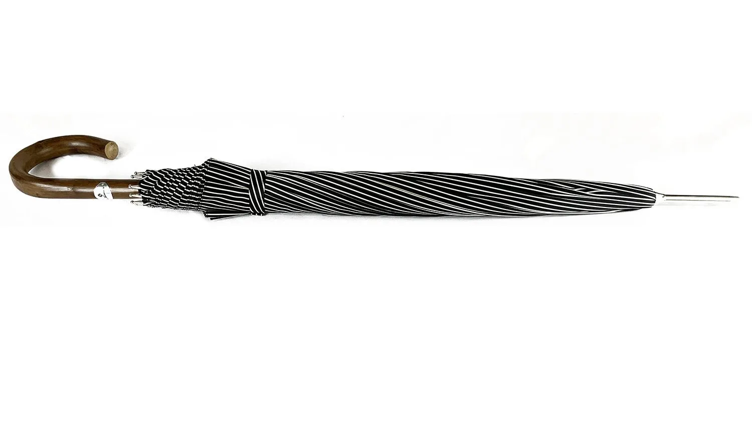 Black and White striped Classic Umbrella