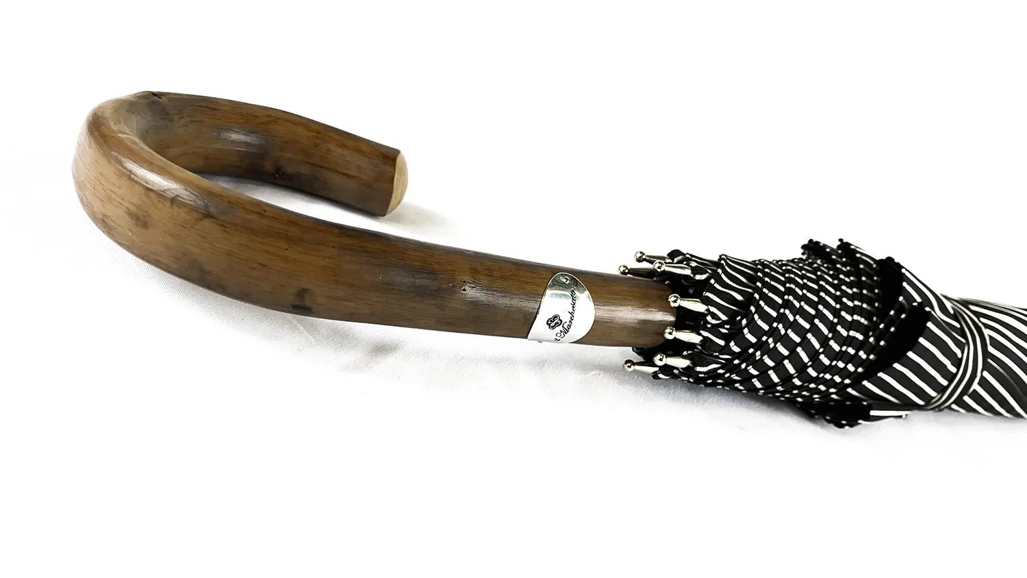 Black and White striped Classic Umbrella