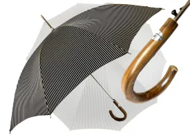 Black and White striped Classic Umbrella