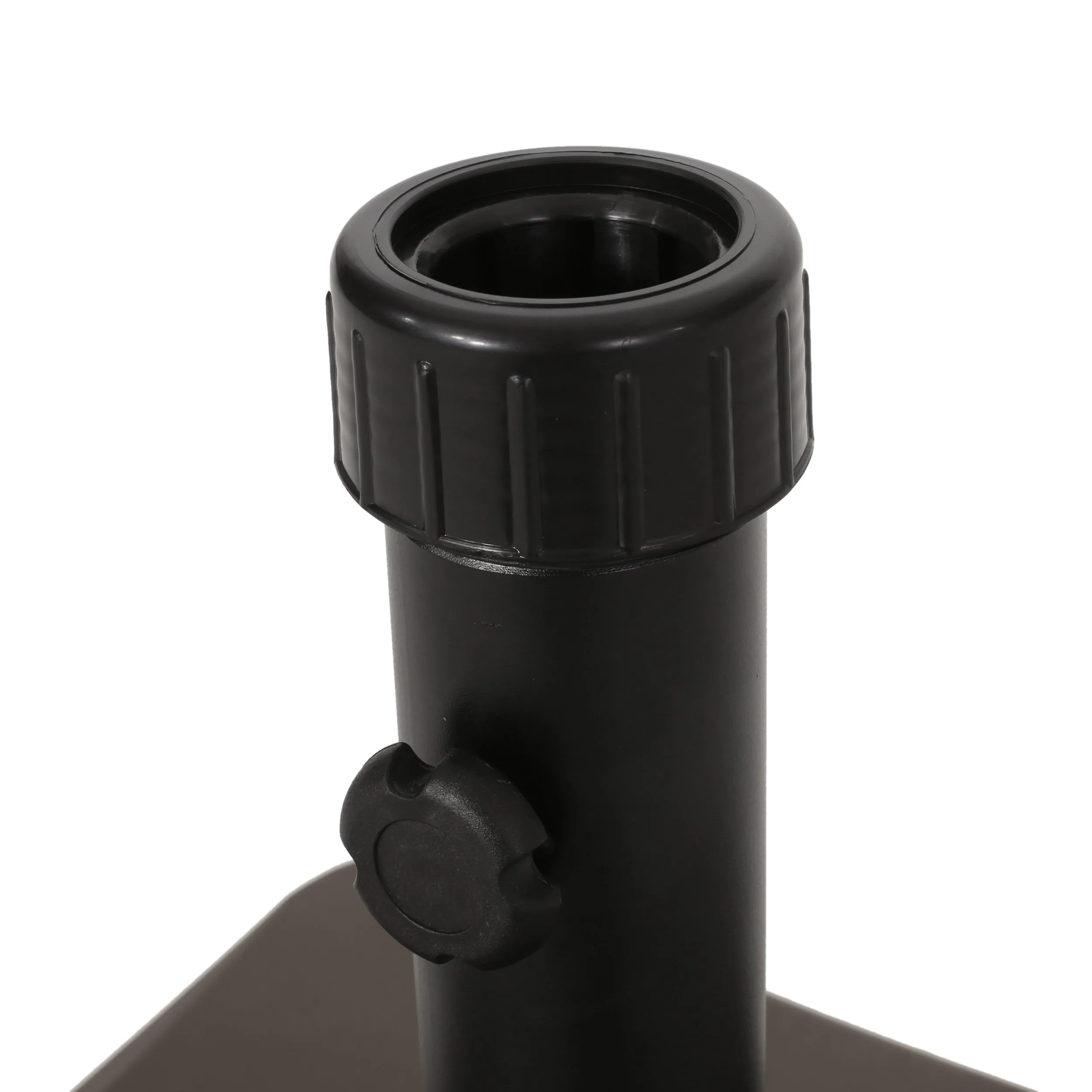 Bossier Square Brown Concrete Iron Umbrella Base
