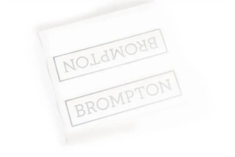 Brompton Decal for Main Frame