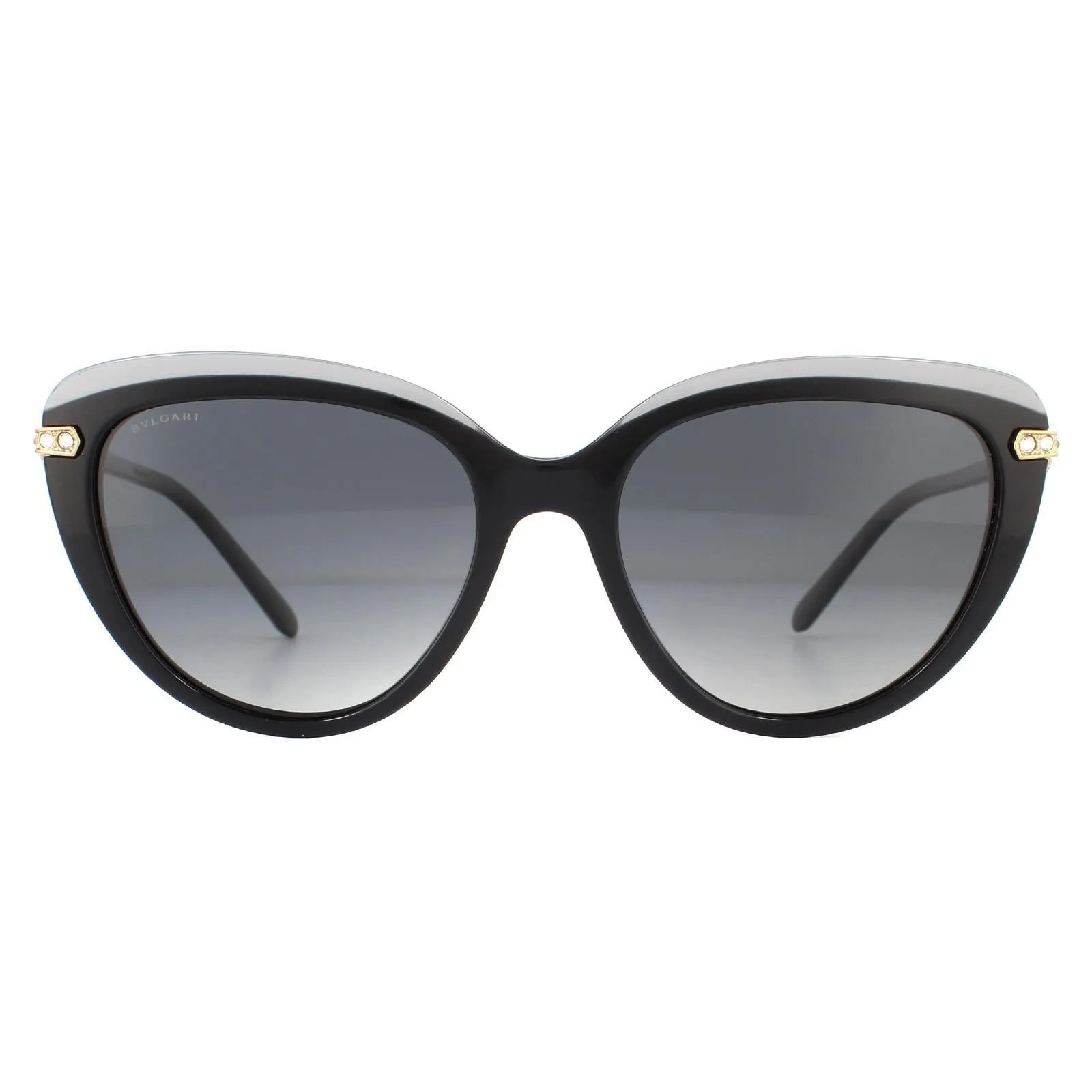 Bvlgari Sunglasses BV8211B 5464T3 Top Transparent on Grey Grey Gradient