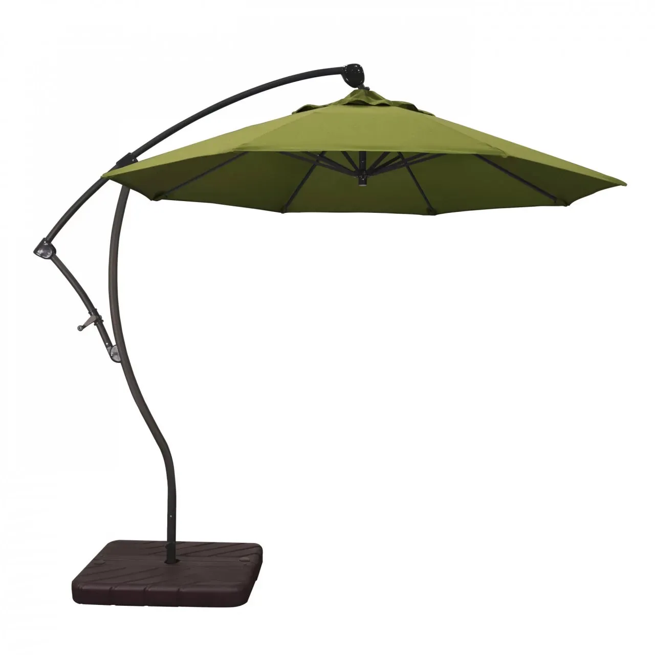 California Umbrella Bayside Series 9 ft Residential Cantilever Patio Umbrella - Durable Aluminum Construction with Crank Lift