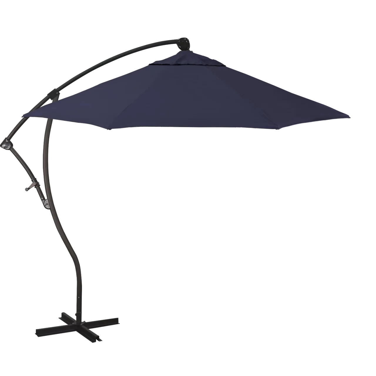 California Umbrella Bayside Series 9 ft Residential Cantilever Patio Umbrella - Durable Aluminum Construction with Crank Lift