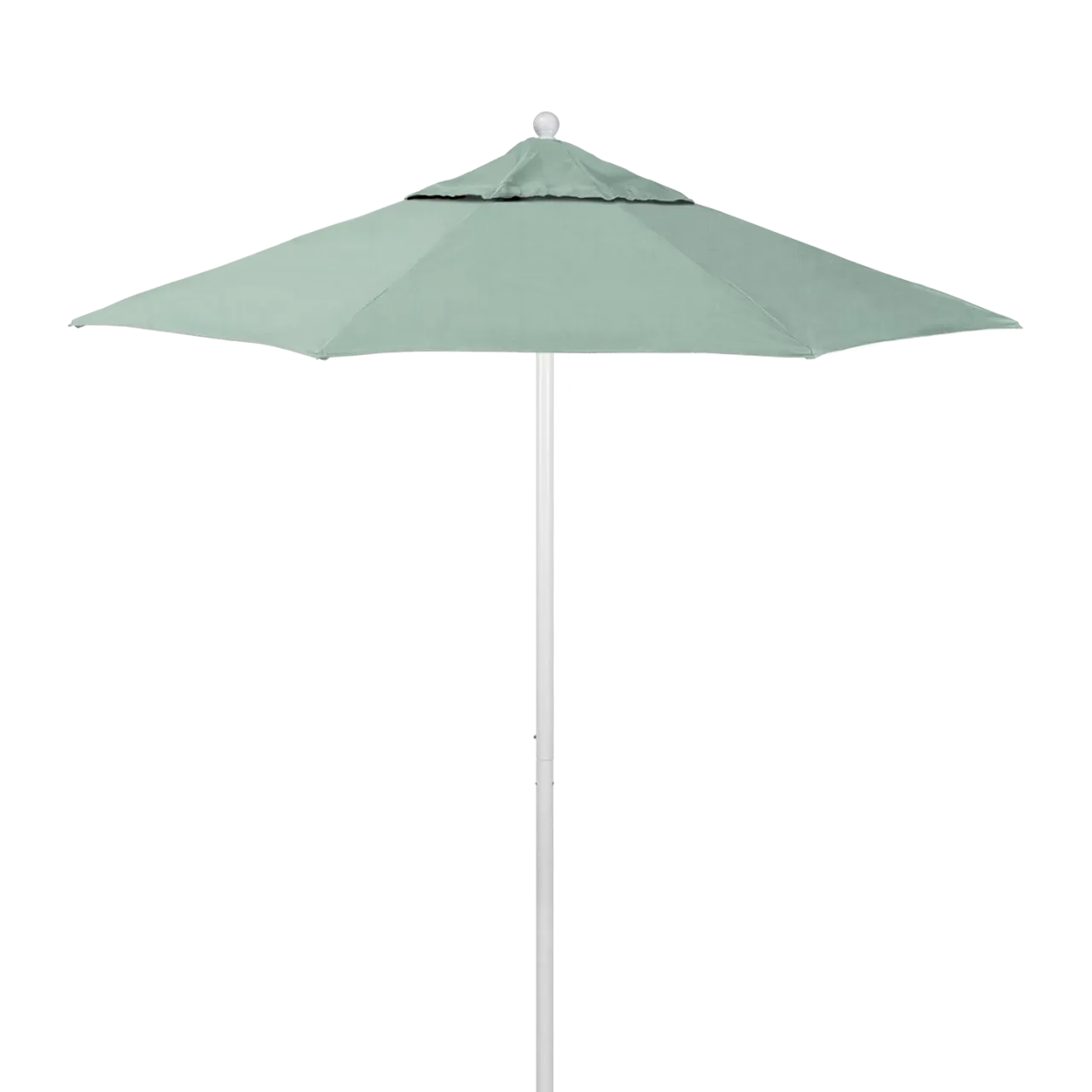 California Umbrella Venture Series 7.5 ft Commercial Patio Umbrella: Robust Aluminum Frame with Push Lift and Fiberglass Ribs