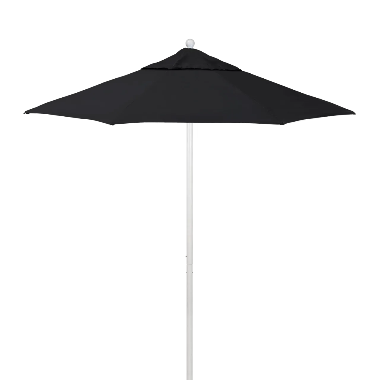 California Umbrella Venture Series 7.5 ft Commercial Patio Umbrella: Robust Aluminum Frame with Push Lift and Fiberglass Ribs