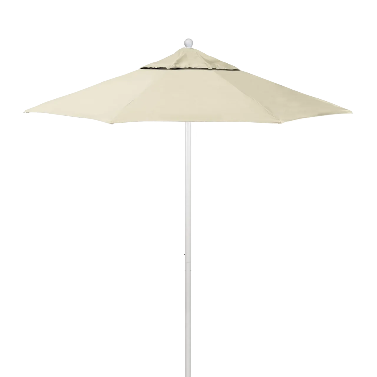 California Umbrella Venture Series 7.5 ft Commercial Patio Umbrella: Robust Aluminum Frame with Push Lift and Fiberglass Ribs