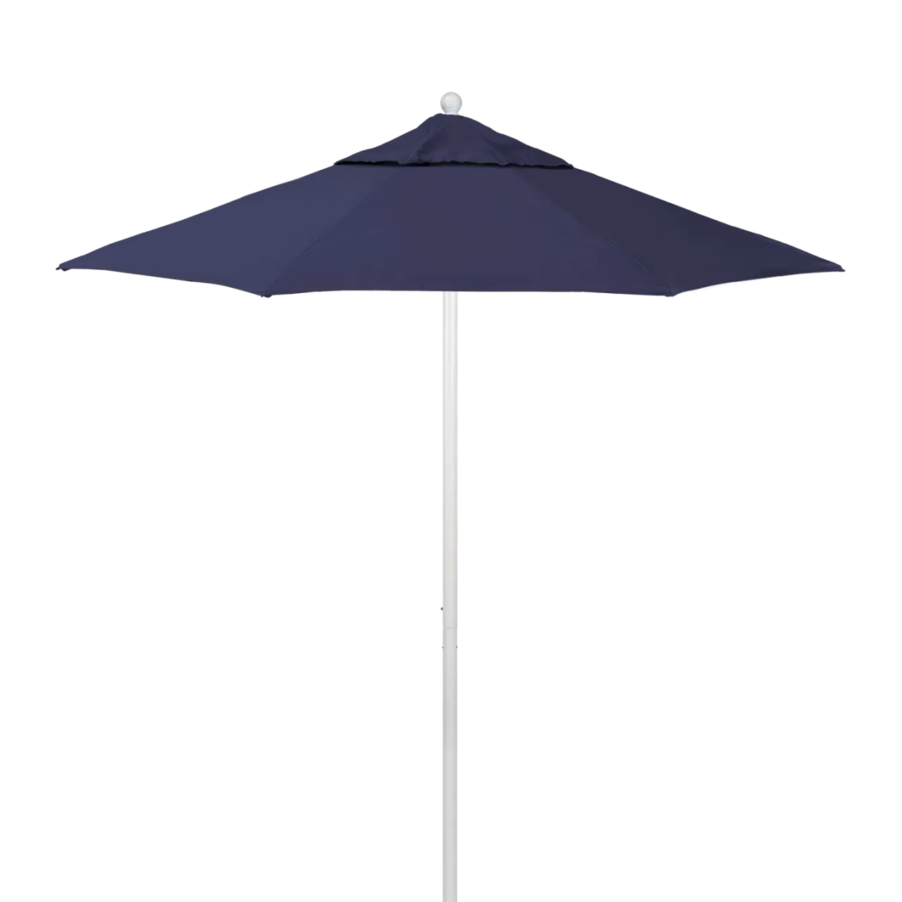 California Umbrella Venture Series 7.5 ft Commercial Patio Umbrella: Robust Aluminum Frame with Push Lift and Fiberglass Ribs