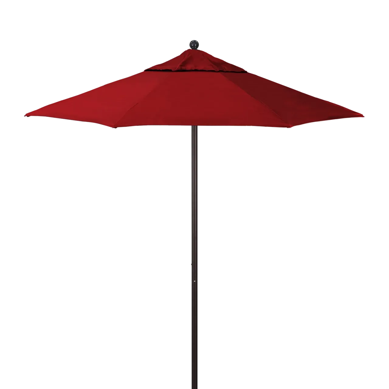 California Umbrella Venture Series 7.5 ft Commercial Patio Umbrella: Robust Aluminum Frame with Push Lift and Fiberglass Ribs