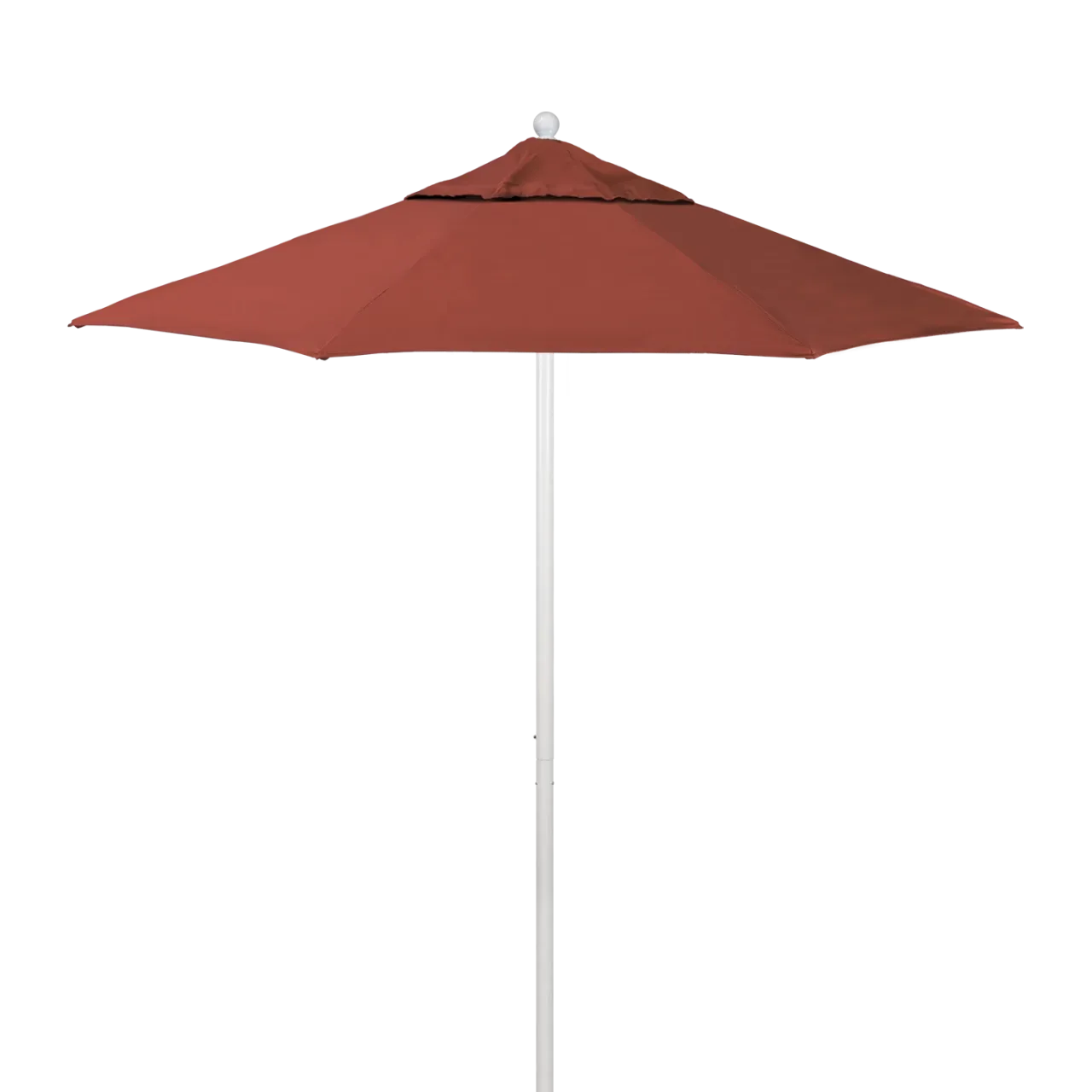 California Umbrella Venture Series 7.5 ft Commercial Patio Umbrella: Robust Aluminum Frame with Push Lift and Fiberglass Ribs