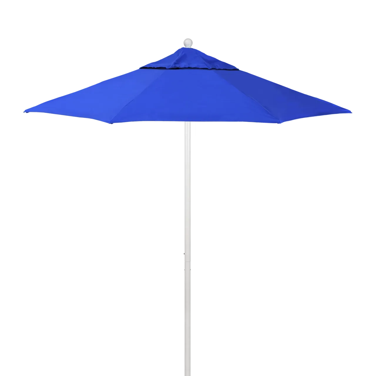 California Umbrella Venture Series 7.5 ft Commercial Patio Umbrella: Robust Aluminum Frame with Push Lift and Fiberglass Ribs