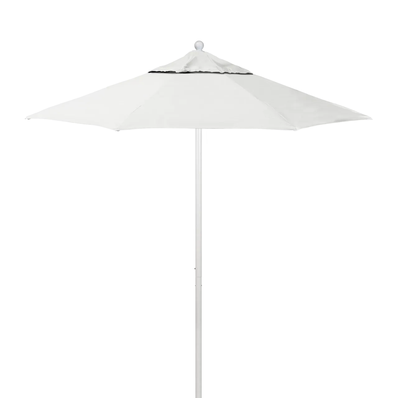 California Umbrella Venture Series 7.5 ft Commercial Patio Umbrella: Robust Aluminum Frame with Push Lift and Fiberglass Ribs