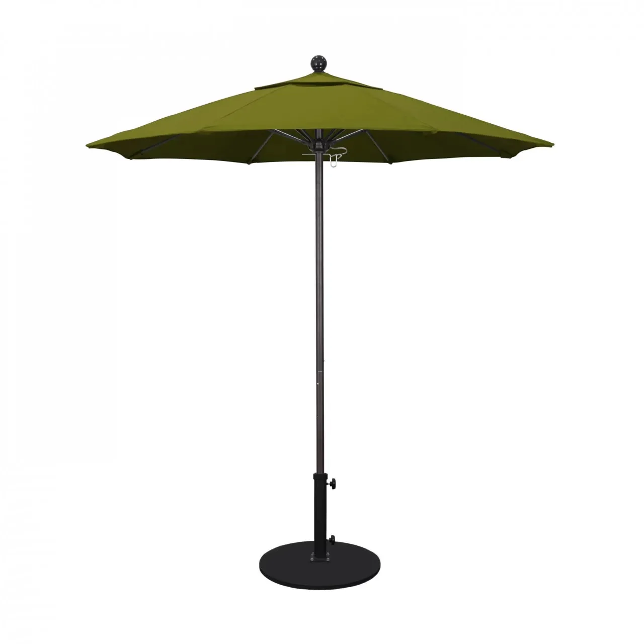 California Umbrella Venture Series 7.5 ft Commercial Patio Umbrella: Robust Aluminum Frame with Push Lift and Fiberglass Ribs