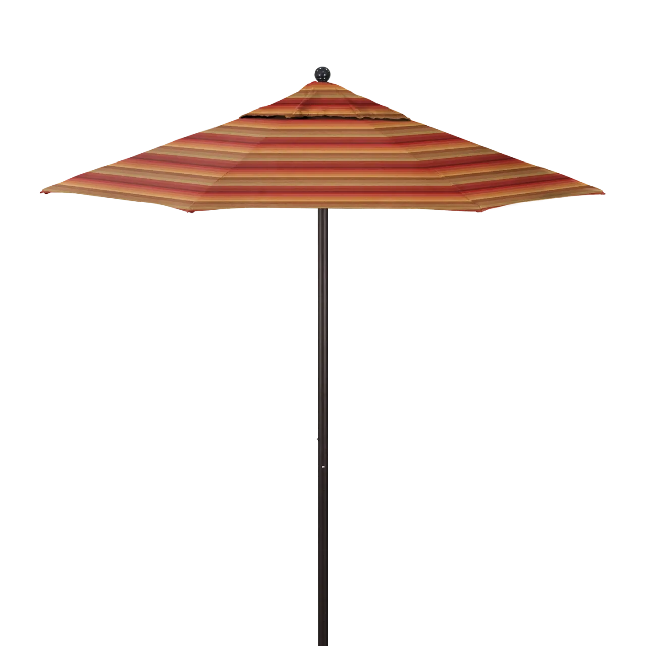 California Umbrella Venture Series 7.5 ft Commercial Patio Umbrella: Robust Aluminum Frame with Push Lift and Fiberglass Ribs