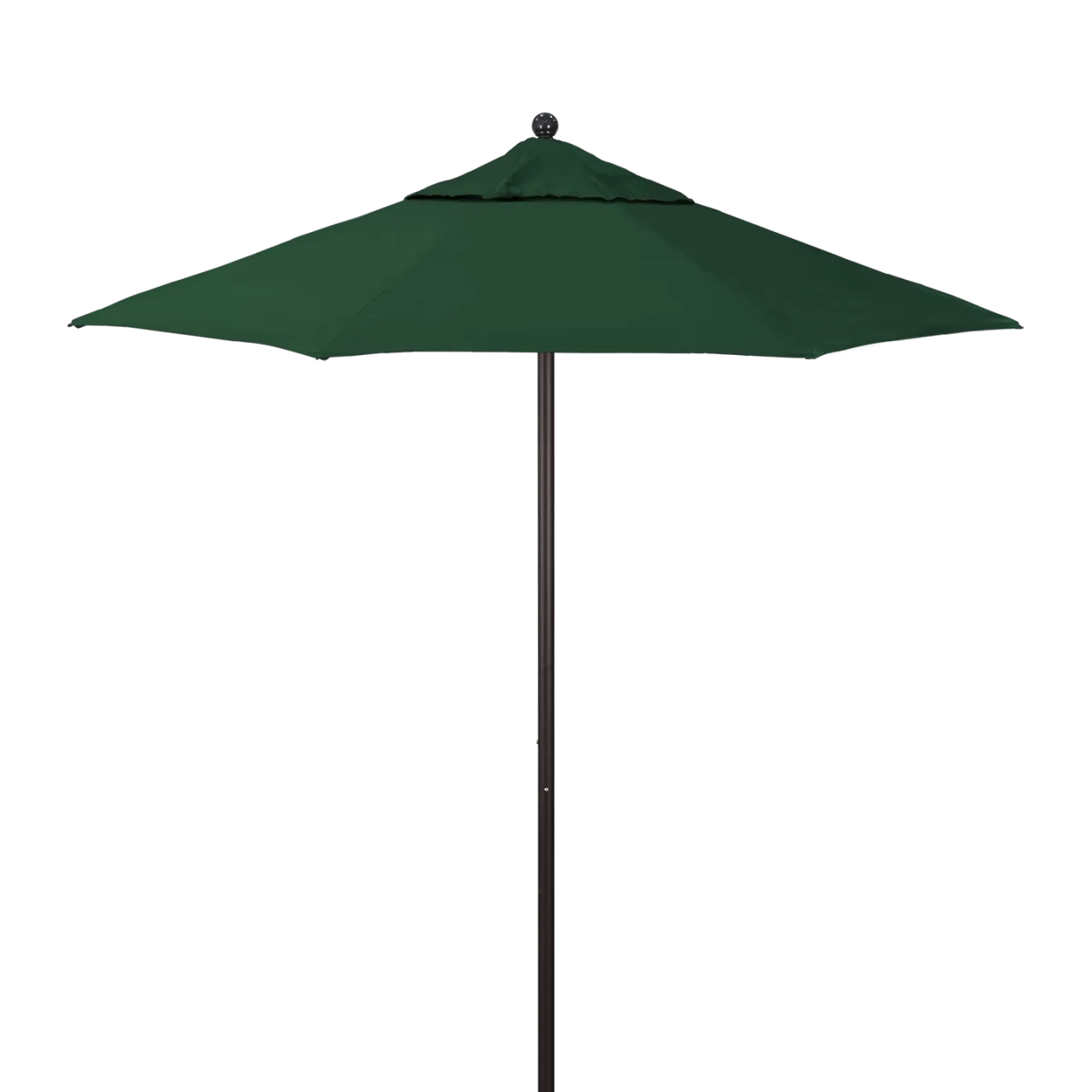 California Umbrella Venture Series 7.5 ft Commercial Patio Umbrella: Robust Aluminum Frame with Push Lift and Fiberglass Ribs