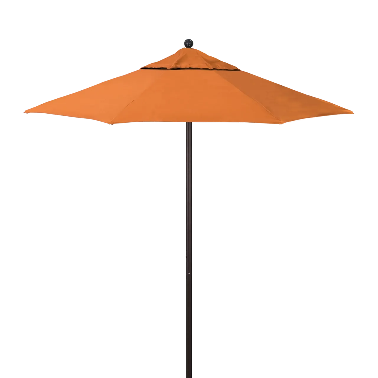 California Umbrella Venture Series 7.5 ft Commercial Patio Umbrella: Robust Aluminum Frame with Push Lift and Fiberglass Ribs