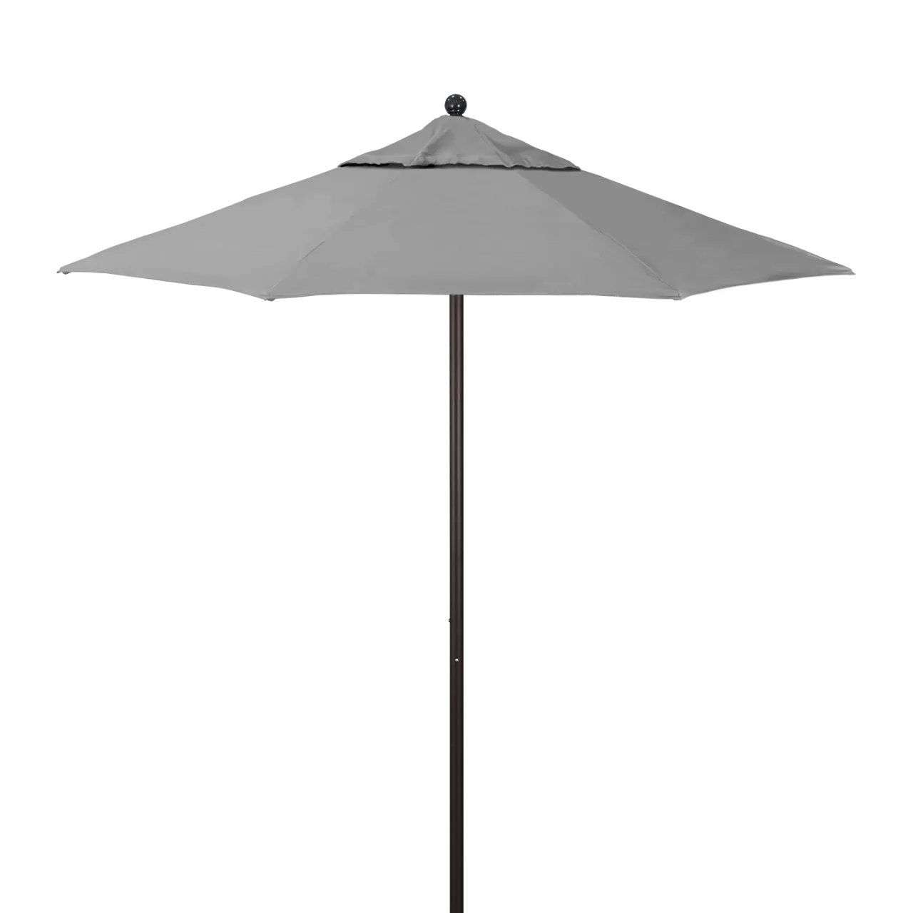 California Umbrella Venture Series 7.5 ft Commercial Patio Umbrella: Robust Aluminum Frame with Push Lift and Fiberglass Ribs