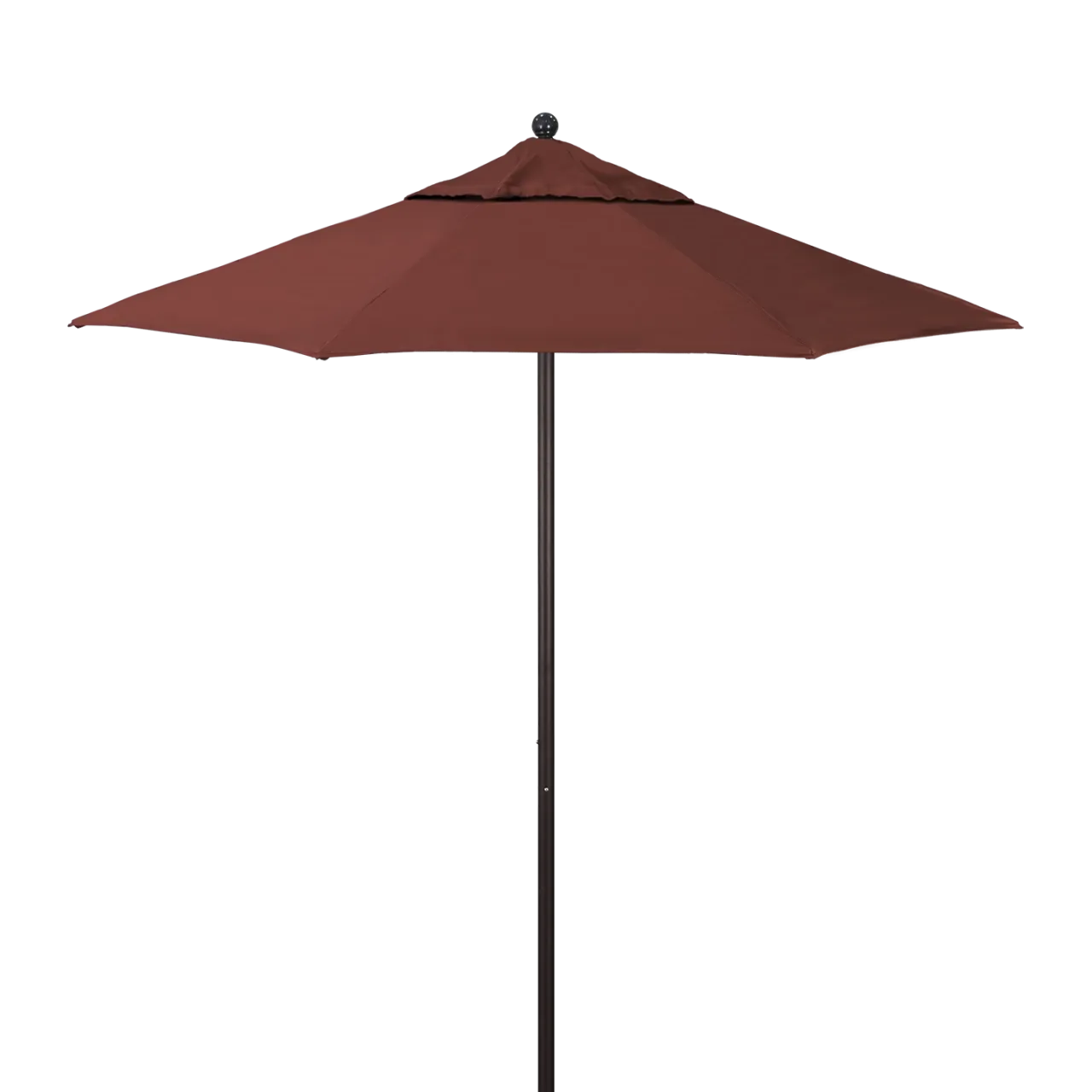 California Umbrella Venture Series 7.5 ft Commercial Patio Umbrella: Robust Aluminum Frame with Push Lift and Fiberglass Ribs