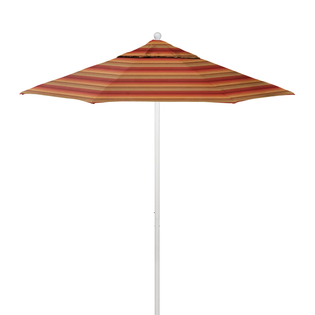 California Umbrella Venture Series 7.5 ft Commercial Patio Umbrella: Robust Aluminum Frame with Push Lift and Fiberglass Ribs