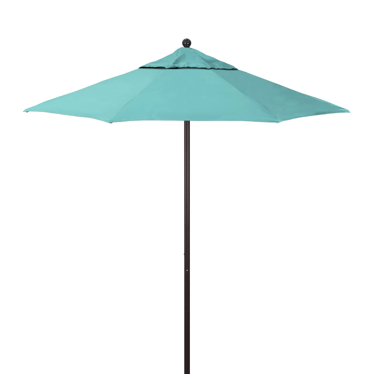 California Umbrella Venture Series 7.5 ft Commercial Patio Umbrella: Robust Aluminum Frame with Push Lift and Fiberglass Ribs