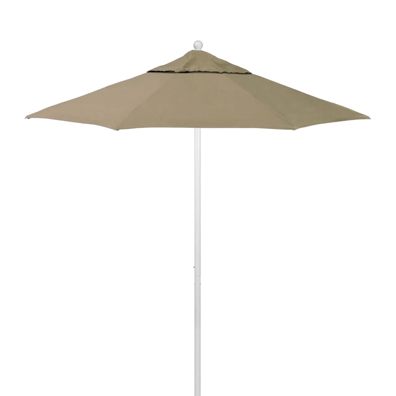 California Umbrella Venture Series 7.5 ft Commercial Patio Umbrella: Robust Aluminum Frame with Push Lift and Fiberglass Ribs