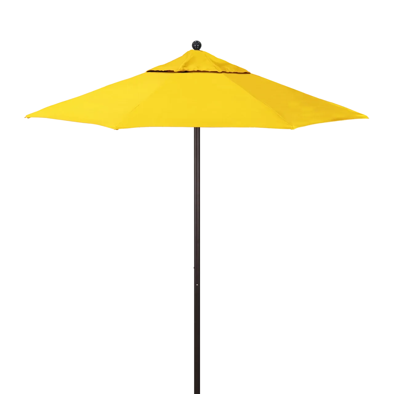 California Umbrella Venture Series 7.5 ft Commercial Patio Umbrella: Robust Aluminum Frame with Push Lift and Fiberglass Ribs