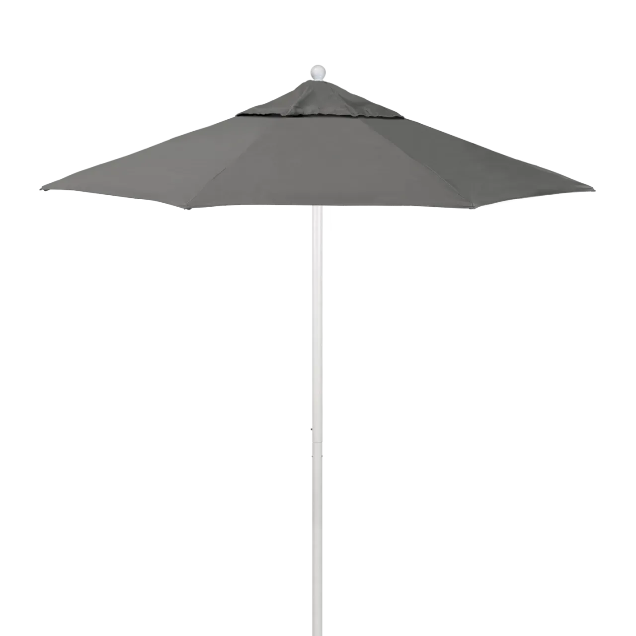 California Umbrella Venture Series 7.5 ft Commercial Patio Umbrella: Robust Aluminum Frame with Push Lift and Fiberglass Ribs